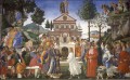 die Versuchung Christi Sandro Botticelli